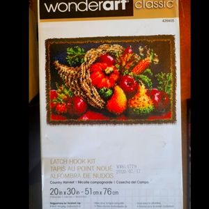 Wonderart Classic Latch Hook Kit Country Harvest